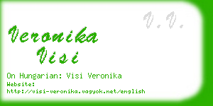 veronika visi business card